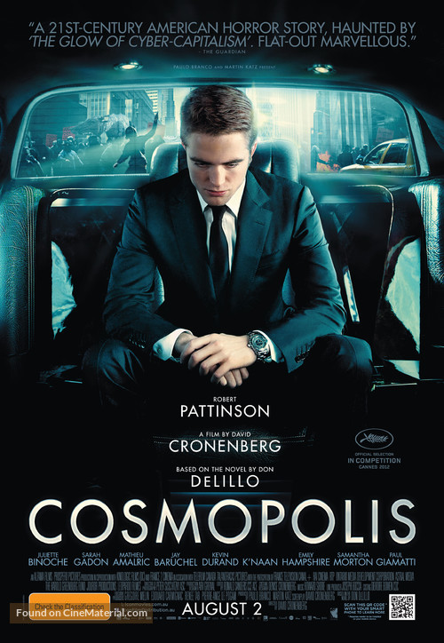 Cosmopolis - Australian Movie Poster
