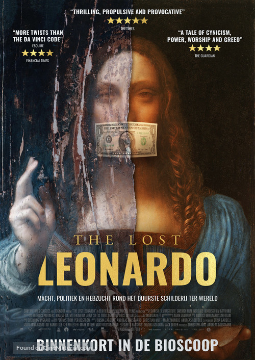 The Lost Leonardo - Dutch Movie Poster