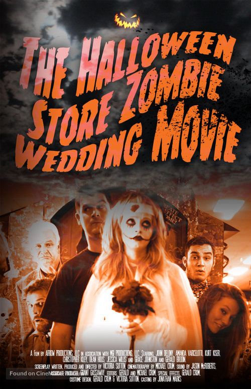 The Halloween Store Zombie Wedding Movie - Movie Poster