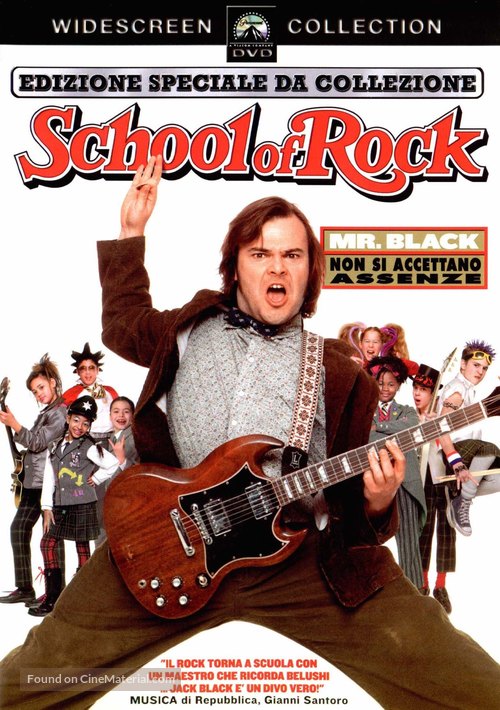 The School of Rock - Italian DVD movie cover