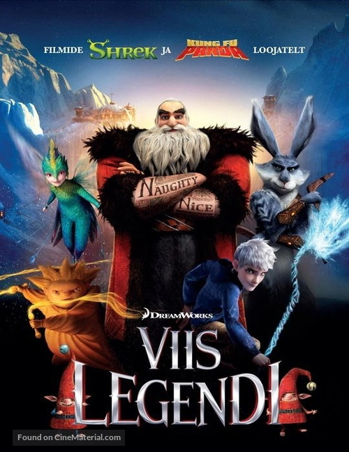 Rise of the Guardians - Estonian Movie Poster