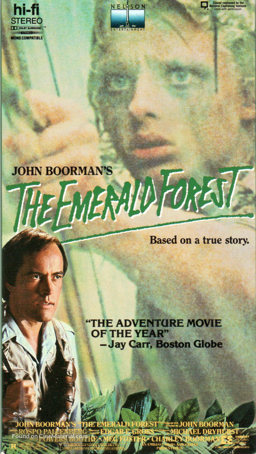 The Emerald Forest (1985) vhs movie cover