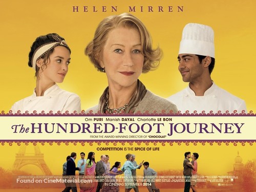 The Hundred-Foot Journey - British Movie Poster