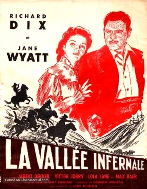 Buckskin Frontier - French Movie Poster