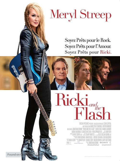 Ricki and the Flash - French Movie Poster