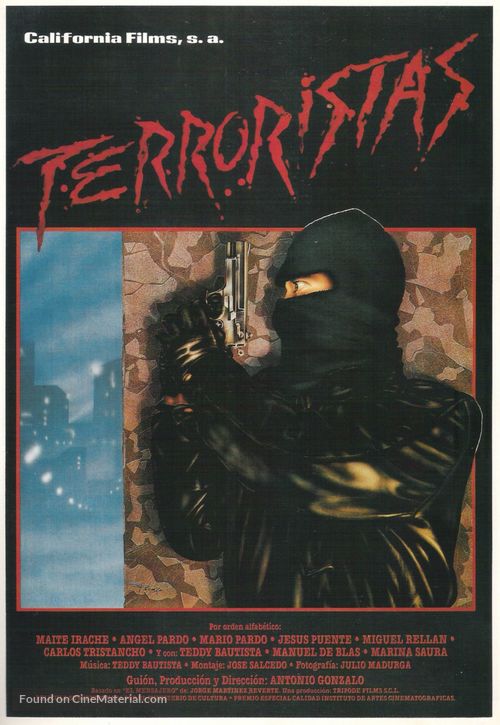 Terroristas - Spanish Movie Poster