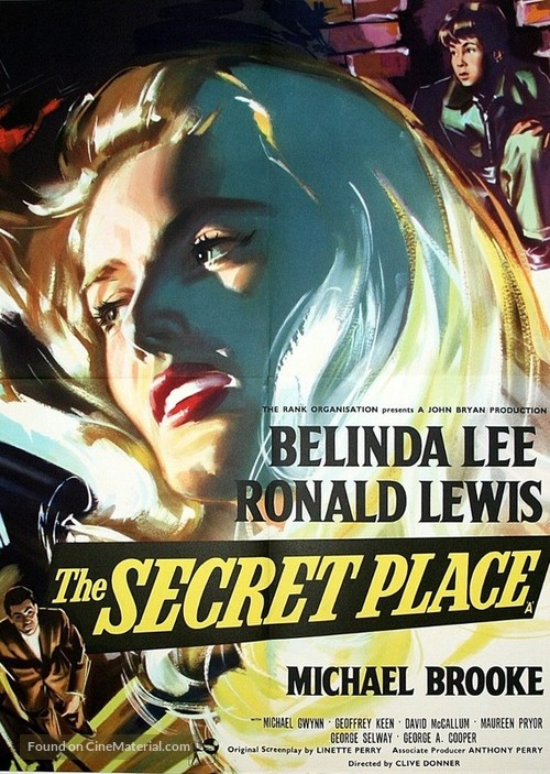 The Secret Place - British Movie Poster