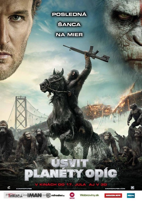 Dawn of the Planet of the Apes - Slovak Movie Poster