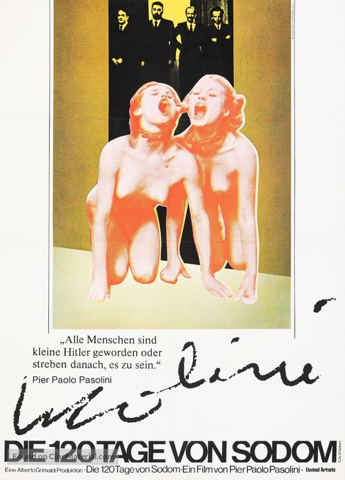 Sal&ograve; o le 120 giornate di Sodoma - German Movie Poster