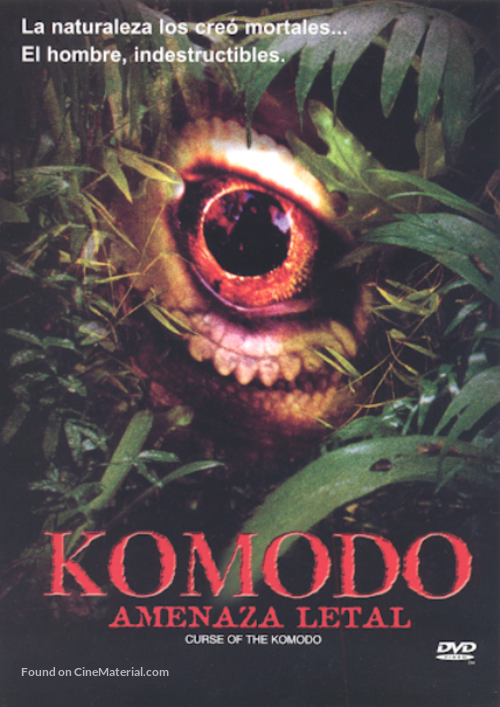 The Curse of the Komodo - Mexican Movie Cover