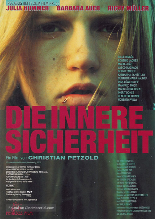 Die innere Sicherheit - German Movie Poster