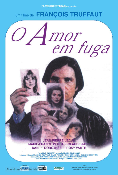 L&#039;amour en fuite - Brazilian Movie Poster