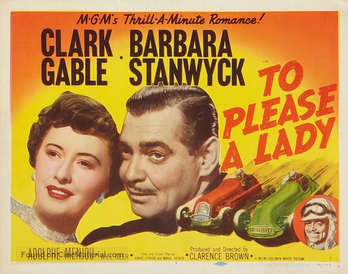 To Please a Lady - Movie Poster