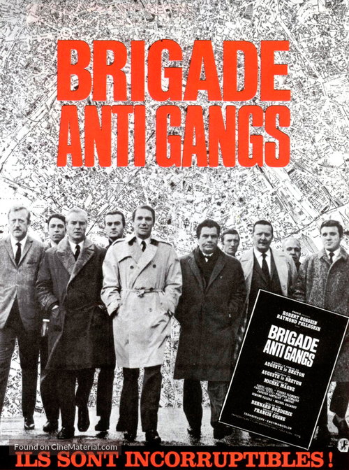 Brigade antigangs - French Movie Poster