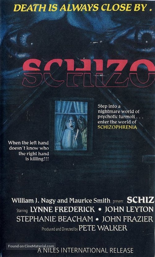 Schizo - VHS movie cover
