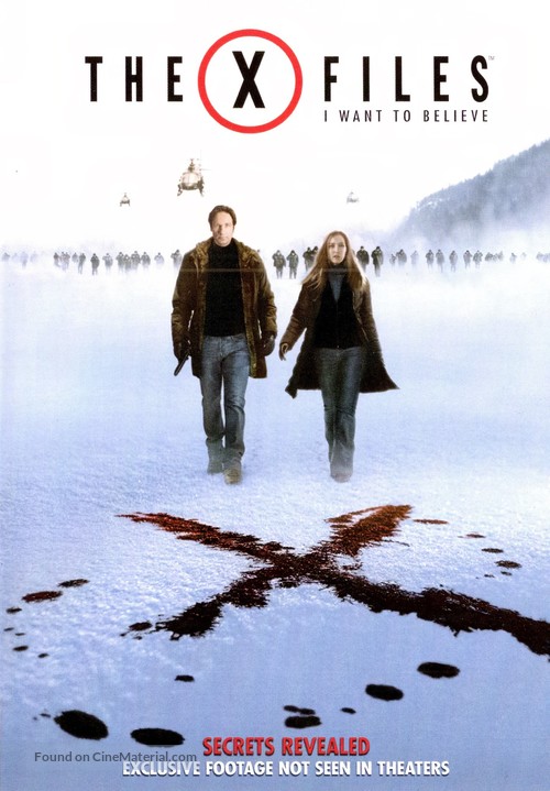 The X Files: I Want to Believe - DVD movie cover
