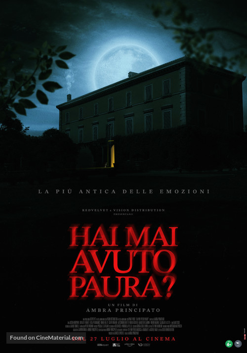 Hai mai avuto paura? - Have you ever been afraid? - Italian Movie Poster