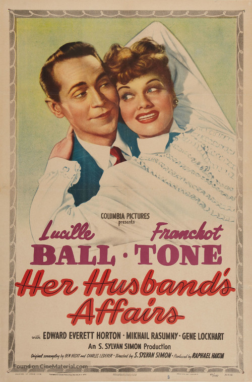 Her Husband&#039;s Affairs - Movie Poster