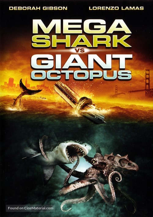 Mega Shark vs. Giant Octopus - French DVD movie cover