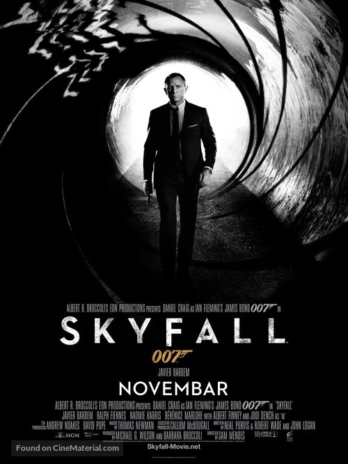 Skyfall - Serbian Movie Poster