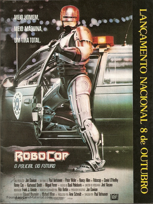 RoboCop - Brazilian Movie Poster