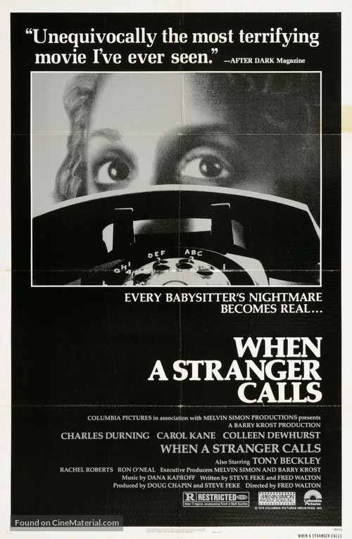 When a Stranger Calls - Movie Poster