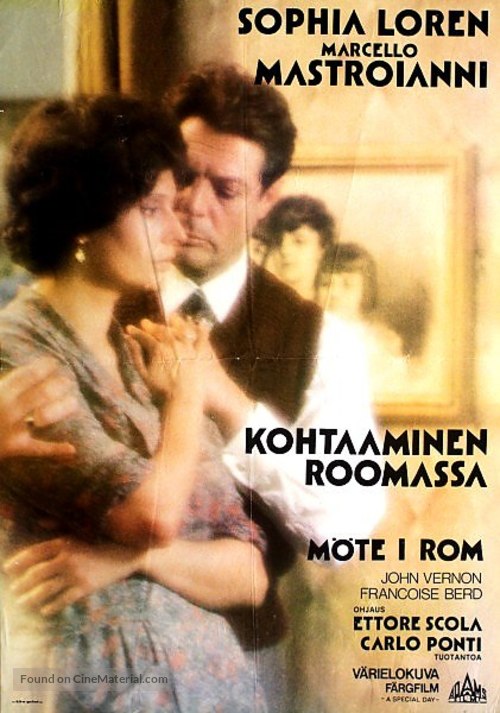Una giornata particolare - Finnish Movie Poster