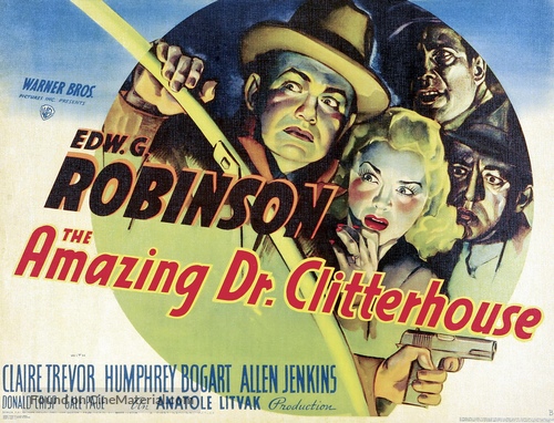 The Amazing Dr. Clitterhouse - British Movie Poster