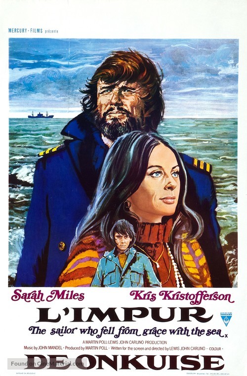 The Sailor Who Fell from Grace with the Sea - Belgian Movie Poster
