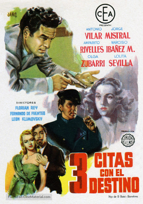Tres citas con el destino - Spanish Movie Poster