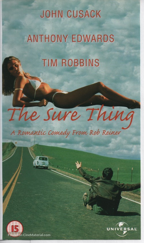 The Sure Thing - British VHS movie cover