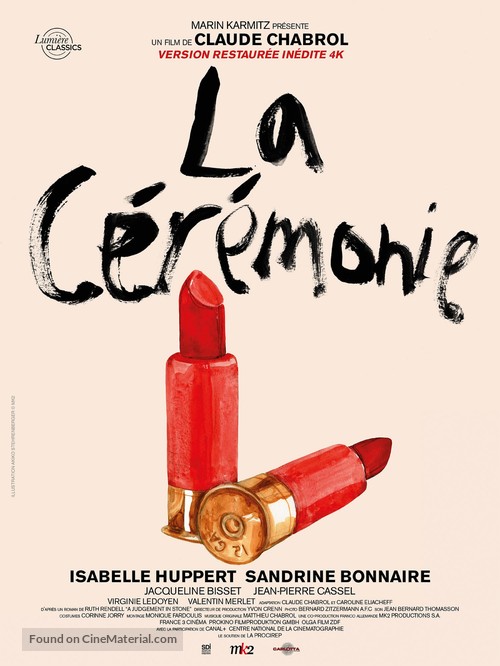 La c&eacute;r&eacute;monie - French Re-release movie poster