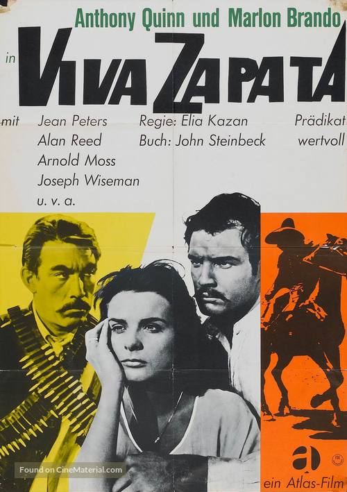 Viva Zapata! - German Movie Poster