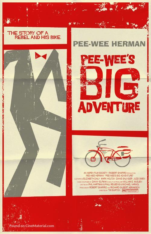 Pee-wee&#039;s Big Adventure - Movie Poster