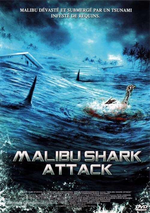 Malibu Shark Attack - French DVD movie cover