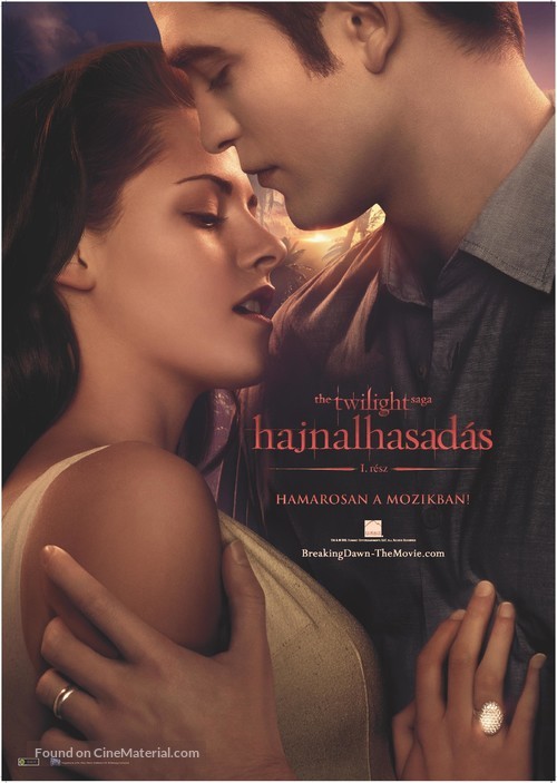 The Twilight Saga: Breaking Dawn - Part 1 - Hungarian Movie Poster