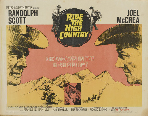 Ride the High Country - Movie Poster