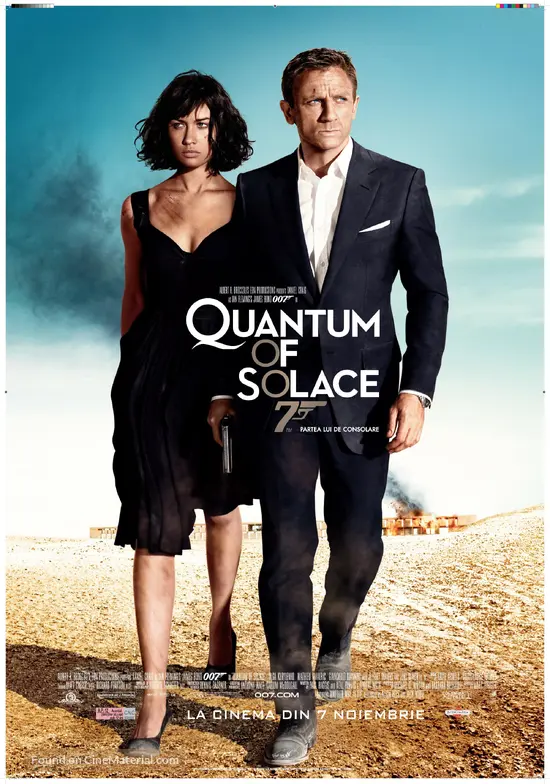 Quantum of Solace - Romanian Movie Poster