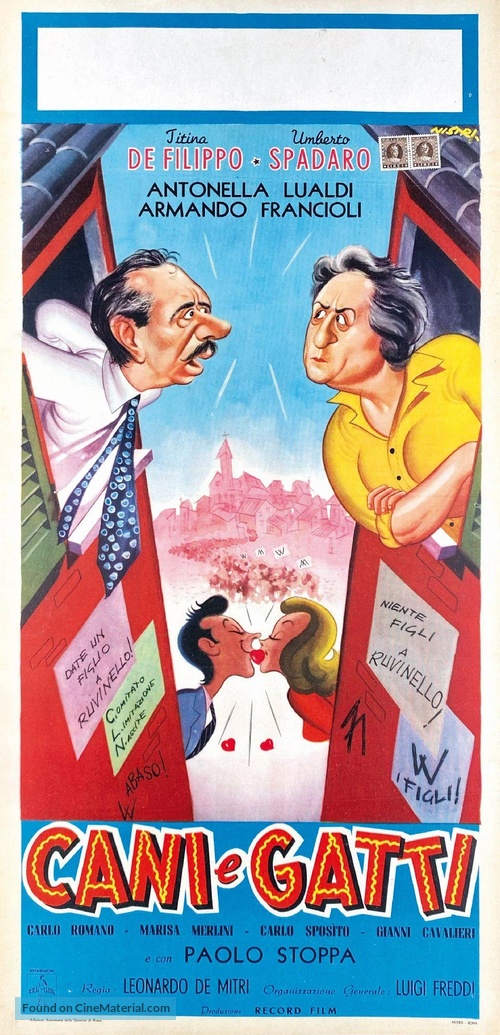 Cani e gatti - Italian Movie Poster