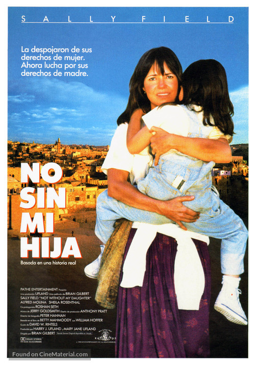 Not Without My Daughter - Spanish Movie Poster