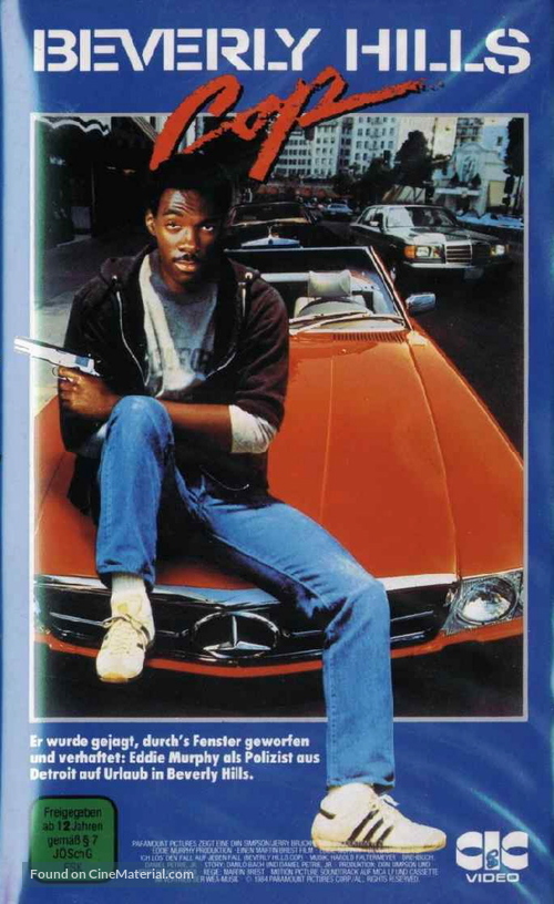 Beverly Hills Cop - German VHS movie cover