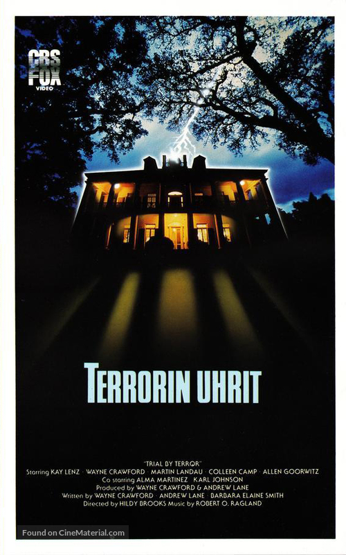 Trial by Terror - Finnish VHS movie cover