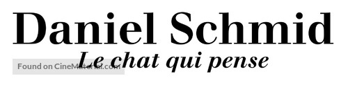 Daniel Schmid - Le chat qui pense - Swiss Logo