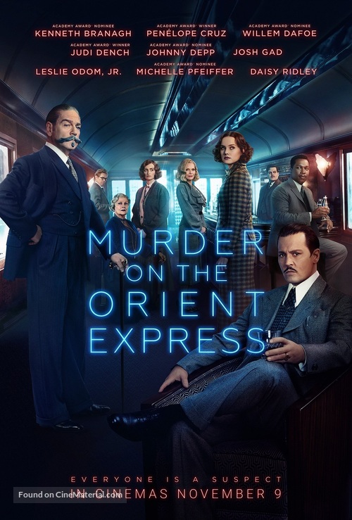 Murder on the Orient Express - New Zealand Movie Poster