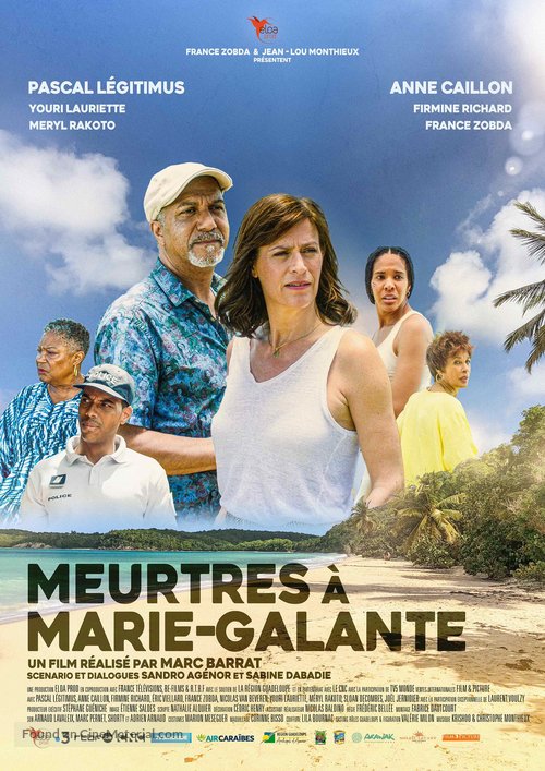 &quot;Meurtres &agrave;...&quot; Meurtres &agrave; Marie-Galante - French Movie Poster