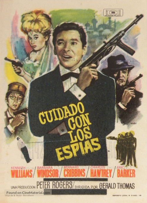 Carry on Spying - Spanish Movie Poster