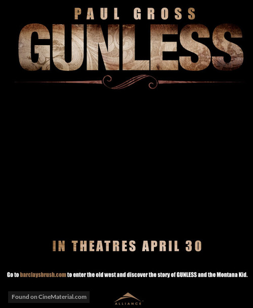 Gunless - Movie Poster