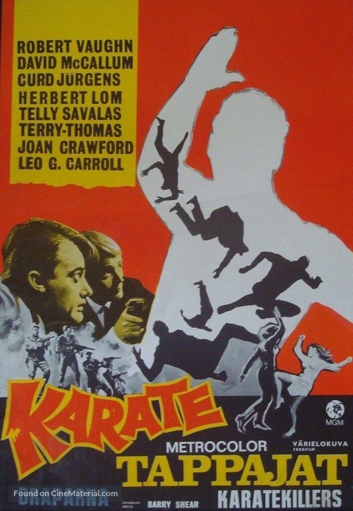 The Karate Killers - Finnish Movie Poster