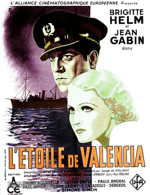 &Eacute;toile de Valencia, L&#039; - French Movie Poster