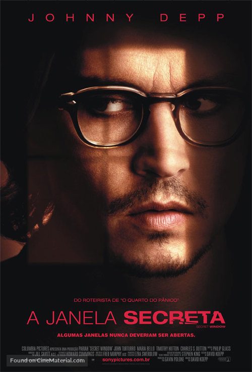 Secret Window - Portuguese Movie Poster